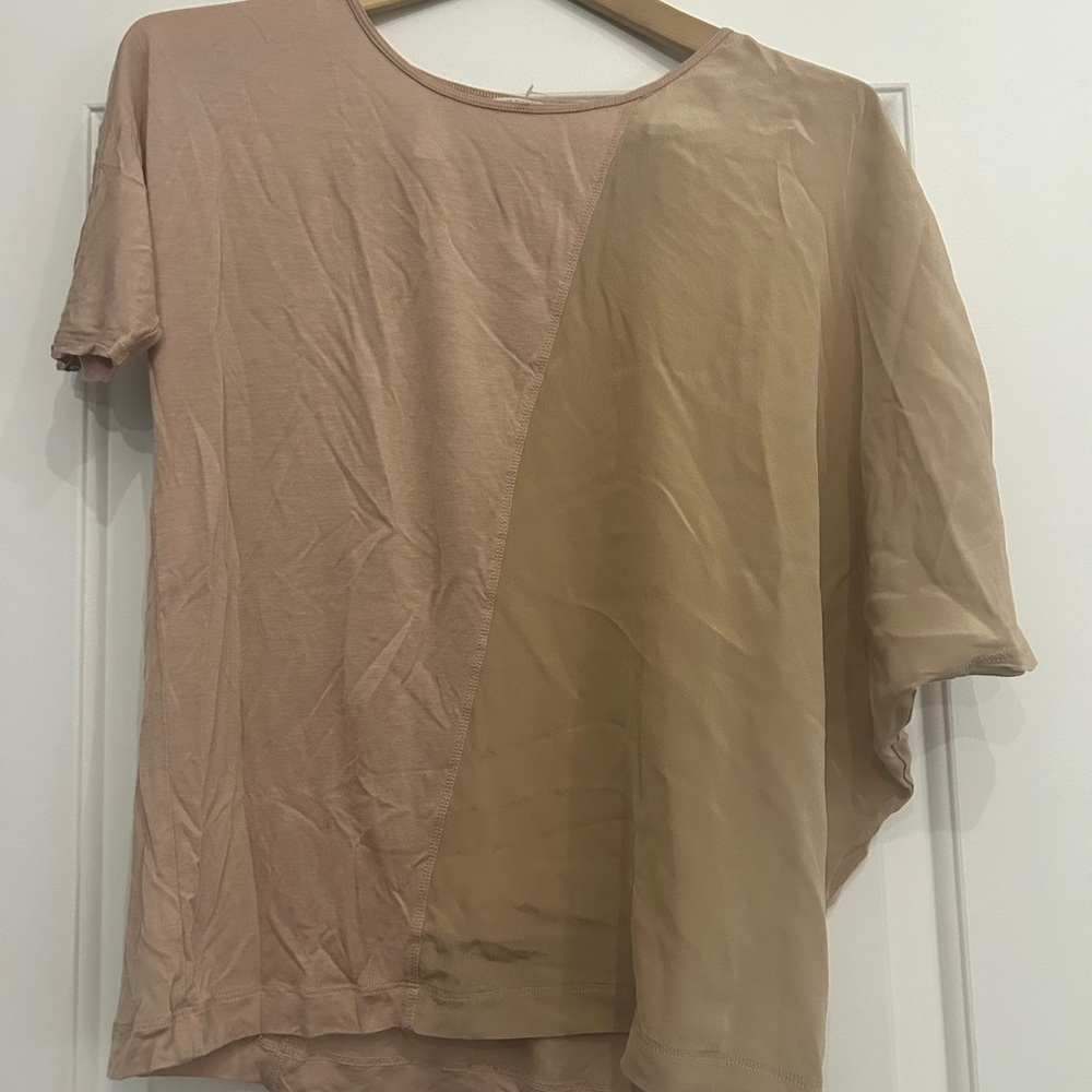 Club Monaco, rose colour, XS silk tshirt